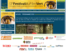 Tablet Screenshot of festivaldufilmvert.ch